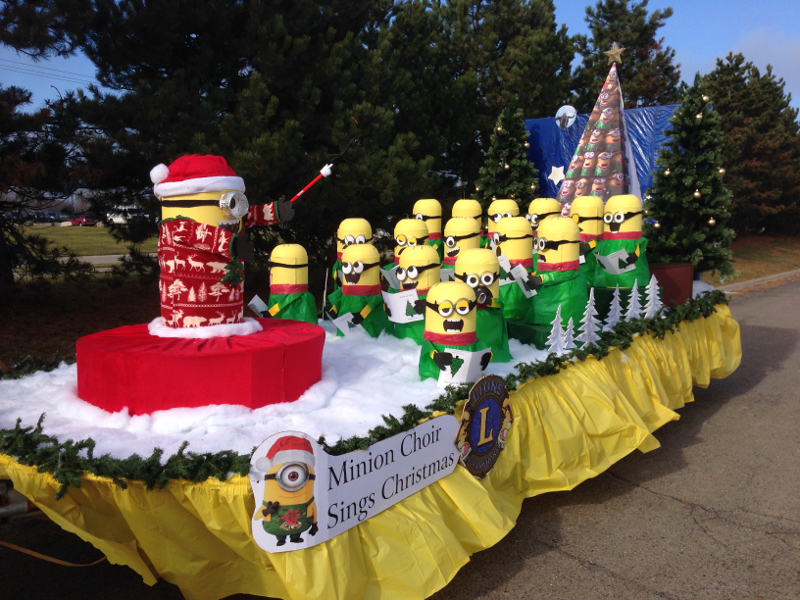 Christmas parade float