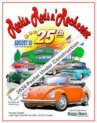 Registration for 2025 Rockin Rods n Rochester Car Show